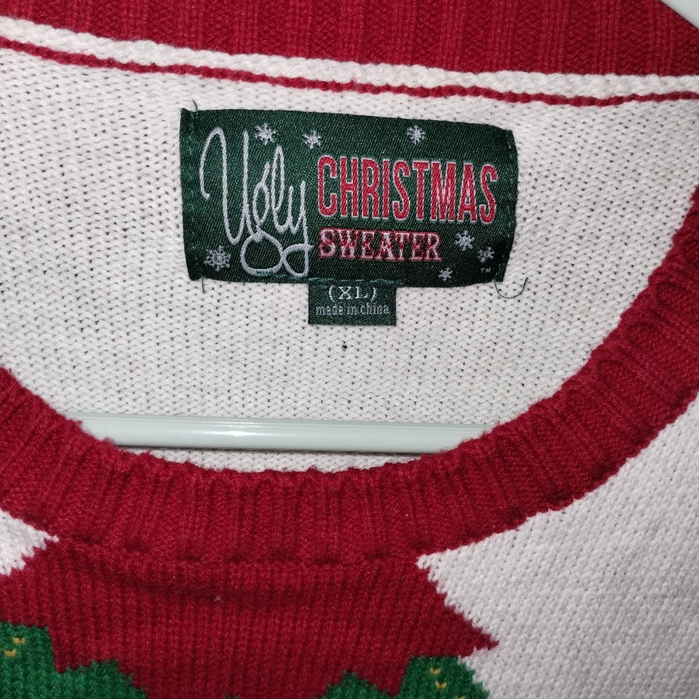 Xl elf ugly Christmas sweater